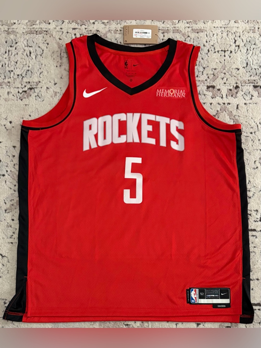 Nike Authentic Houston Rockets Fred VanVleet #5 Icon Edition Jersey Men’s Sz: XL